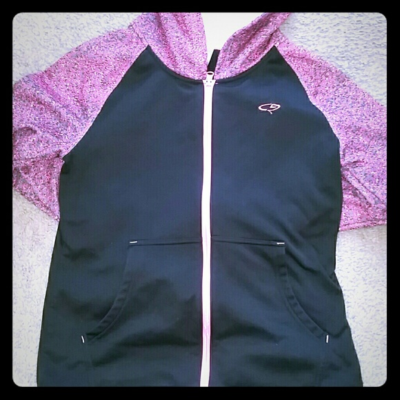 Girl's black and pink jacket