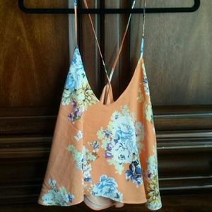 Floral crop top