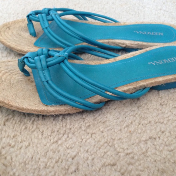 Light blue sandals