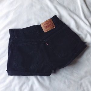 Levi's denim cut offs