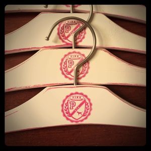 29 PINK Wooden Store Hangers