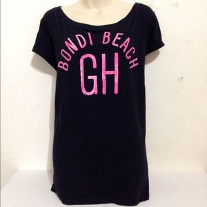 Gilly Hicks GH Bondi Beach Navy Blue Shirt