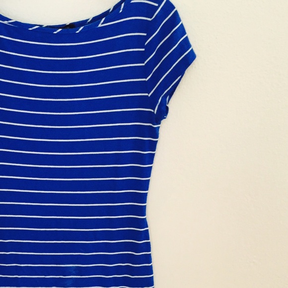 Relaxed Blue Stripe Tee