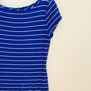 Relaxed Blue Stripe Tee