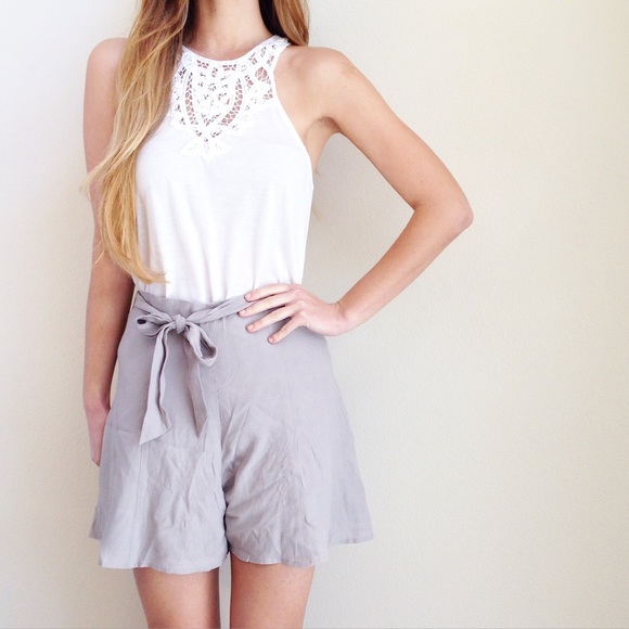 BB Dakota Pants - | new | grey high waisted shorts