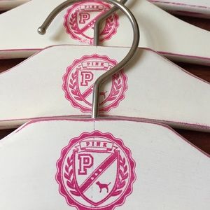 PINK Wooden Store Hangers