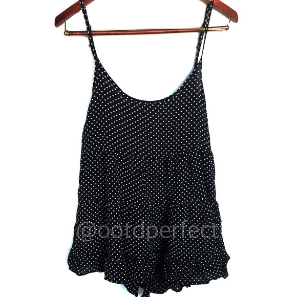 🚫SOLD🚫NWOT Brandy Melville Jada Black Polka Dot