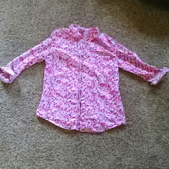 Cute Flower Button-Up Shirt - Picture 1 of 4