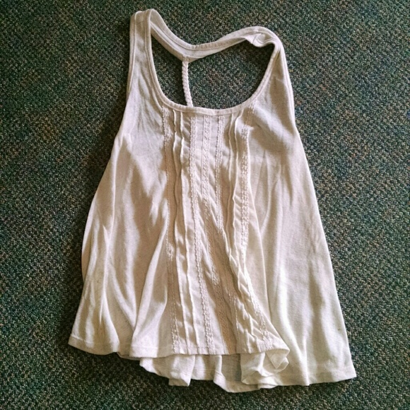Cute Off White Tank