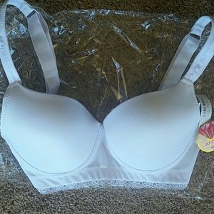 NWT White Bra 34DD