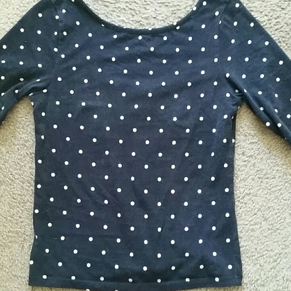 Pocadot croptop