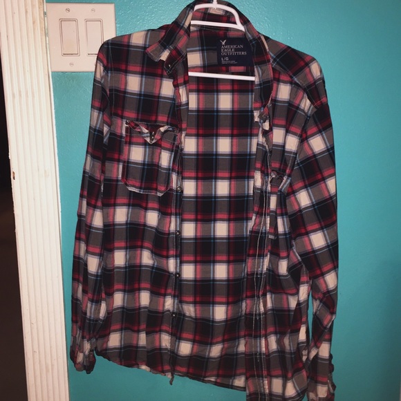 American Eagle Checkered Flannel