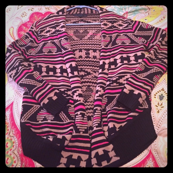 NWOT Aztec Cardigan Sweater