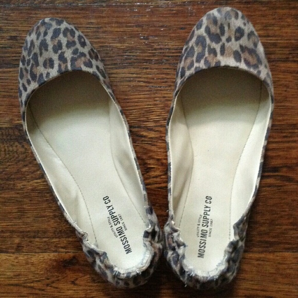 Mossimo Leopard Print Ballet Flats