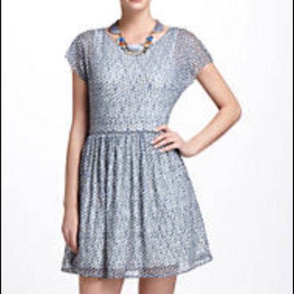 ❌❌SOLD❌❌Anthropologie Frothed Dots dress - Picture 3 of 4