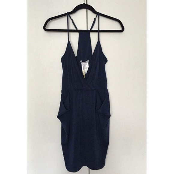 BCBGeneration Drape Pocket Dress