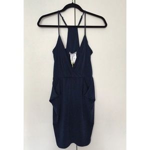 BCBGeneration Drape Pocket Dress