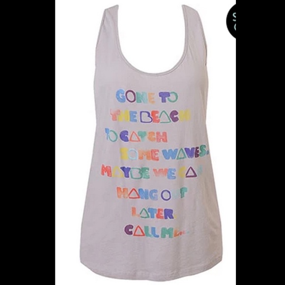 Grey Burnout Racerback Tank Top - Picture 1 of 4