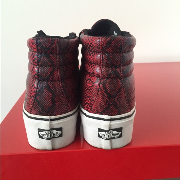 Platform snakeskin vans - Picture 3 of 4