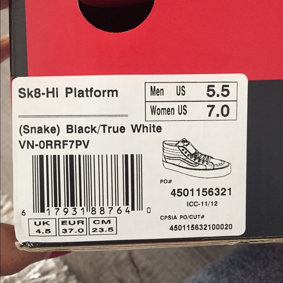 Platform snakeskin vans - Picture 4 of 4