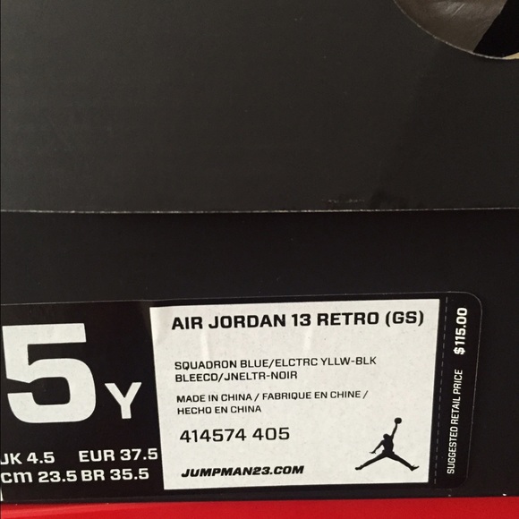 Air Jordan 13 "squadron" - Picture 4 of 4