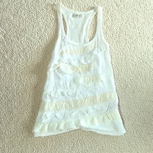 Ruffle tank top