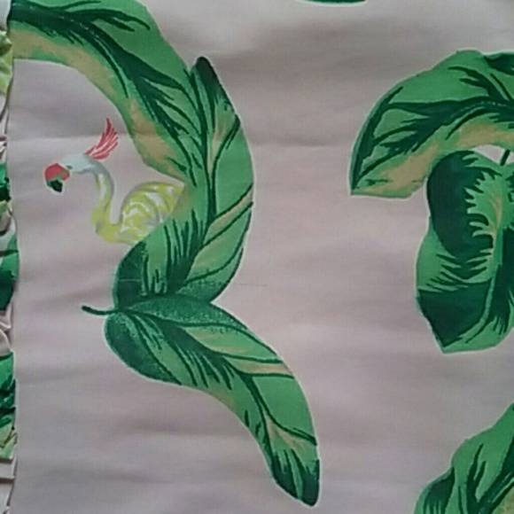 Pink w/neon & coral birds maxi dress - Picture 3 of 3