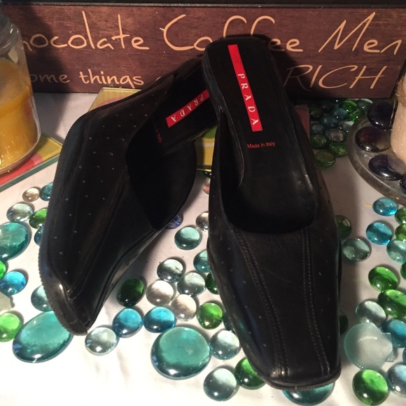 ❤️V-Day SALE❤️Authentic Prada Mules - Picture 3 of 4