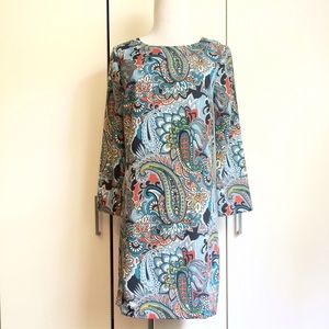 J. Crew Paisley Shift Dress NWT