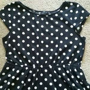 Girl's pocadot shirt