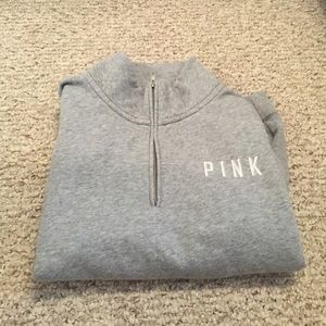 Pink half zip