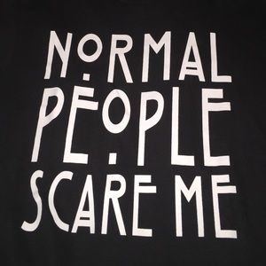 "Normal people scare me" tee American horror story