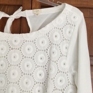 White J. Crew top