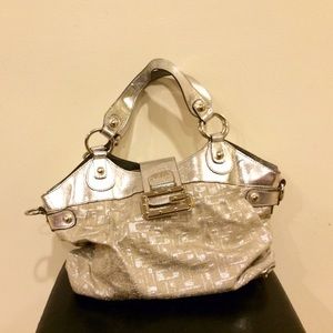 Silver Guess Tote