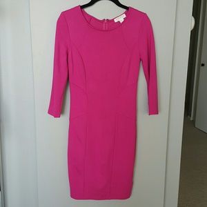 Hot pink dress