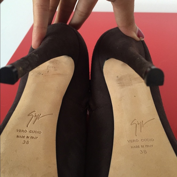 Giuseppe Zanotti brown suede bootie - Picture 4 of 4