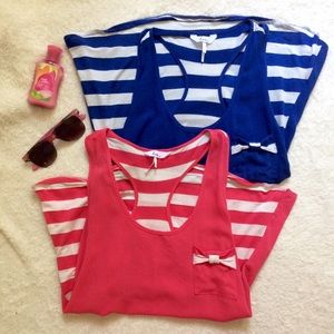 Hot Pink & Royal Blue Racerback Bundle