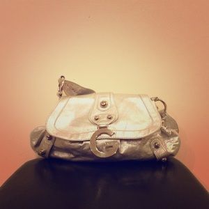 Silver Guess Purse