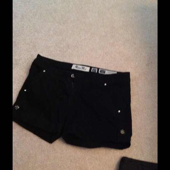 Miss Me black shorts