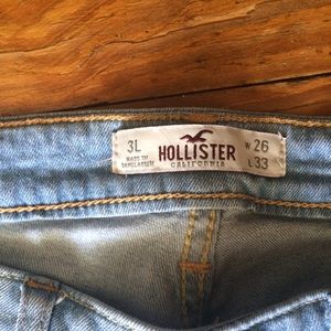 light wash skinny jeans from hollister