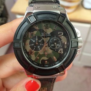 Men's Guess Watch (Camouflage) NEW