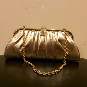Gold clutch