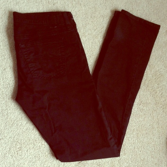 AG Stevie black skinny jeans, size 28