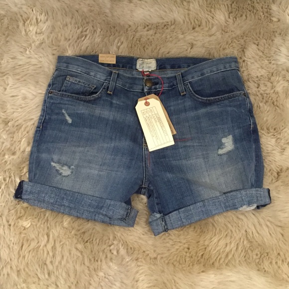 Current Elliott Slouchy cut-off shorts