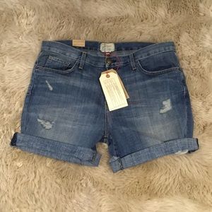 Current Elliott Slouchy cut-off shorts