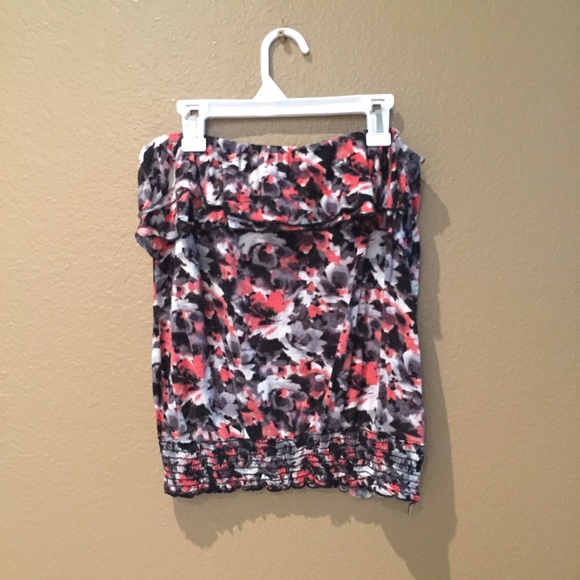 Strapless shirt