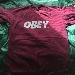 Obey shirt from zumiez