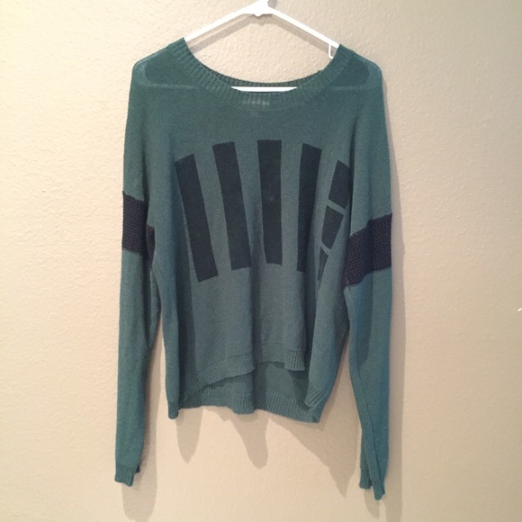 Dark green sweater