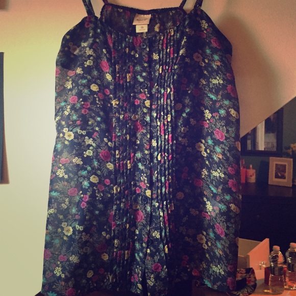 Floral tank top