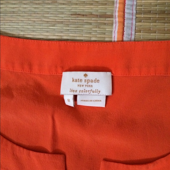 SOLD at consignment store. Kate Spade Silk Blouse - Picture 2 of 4